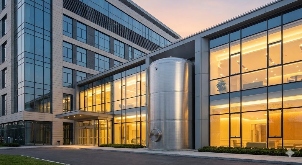 ถังเก็บน้ำร้อน โรงพยาบาล โรงแรม