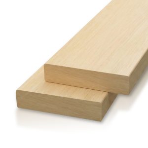 ไม้ Abachi - ไม่มีตา (Pre-order) สำหรับม้านั่ง / พื้นห้อง Sauna ขนาด 2350 x 95 x 18 mm.